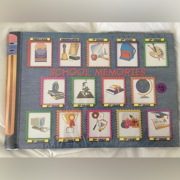 School Memories Album Preschool through 12th grade. 3 AVAILABLE. NWT - Picture 3 of 6